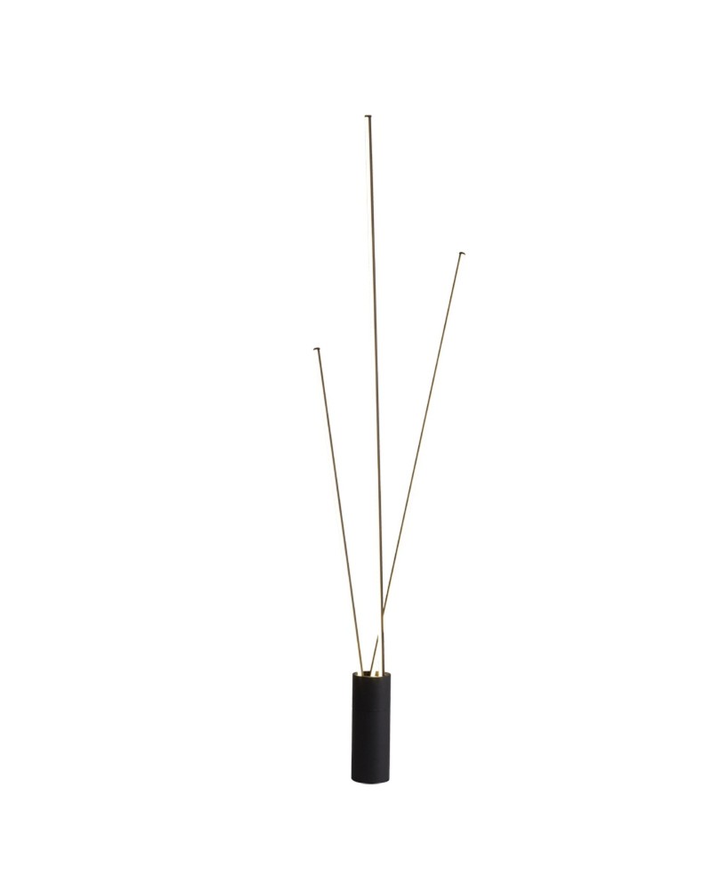 VERTICAL * PIE SALON LED NEGRO